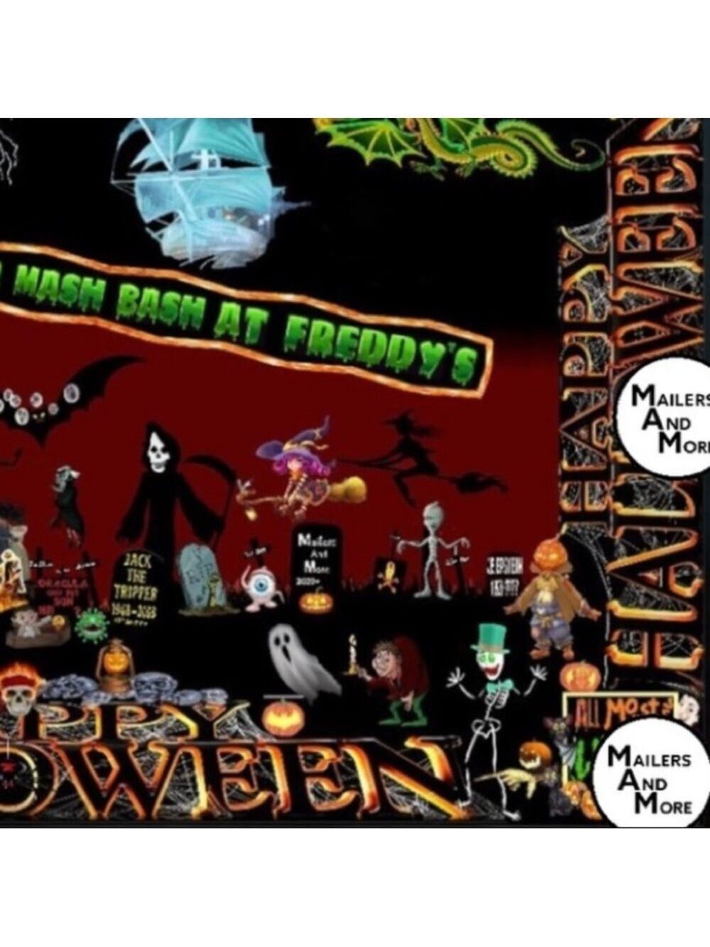 25 10x13 Poly Mailers Halloween Shipping Envelopes PRICE IS FIRM Monster Fall - Picture 9 of 11